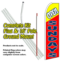 Open Sundays (Yellow-Red) Kit