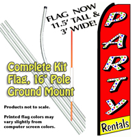 Party Rentals (Red-Yellow) Kit