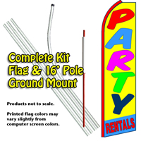 Party Rentals (Yellow-Blue) Kit