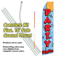 Party Supplies (Blue) Kit