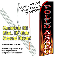 Pollo Asado (Black-Flames) Kit