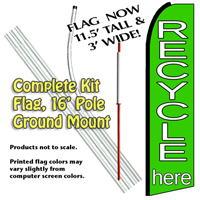 Recycle Here (Green) Kit