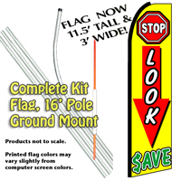 Stop Look Save (Yellow-Green) Kit