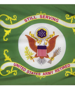 3'x4' US Army Retired Nylon Flag