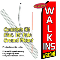 Walk-Ins Welcome (Red-Black) Kit