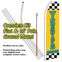 Windshield Repair (Checkered) Kit