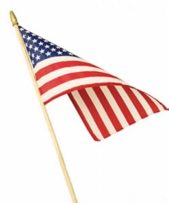 U.S. Stick Flag. 12"x18"