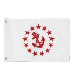 12" x 18" Rear Commodore Flag