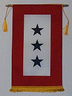 3 Star Service Banner 10"x14"