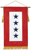 4 Star Service Banner 10"x14"