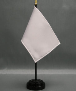 Attention White Solid Color 3x5' Nylon
