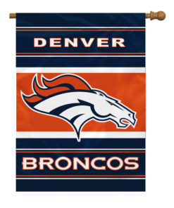 Denver Broncos 2-Sided Vertical Banner