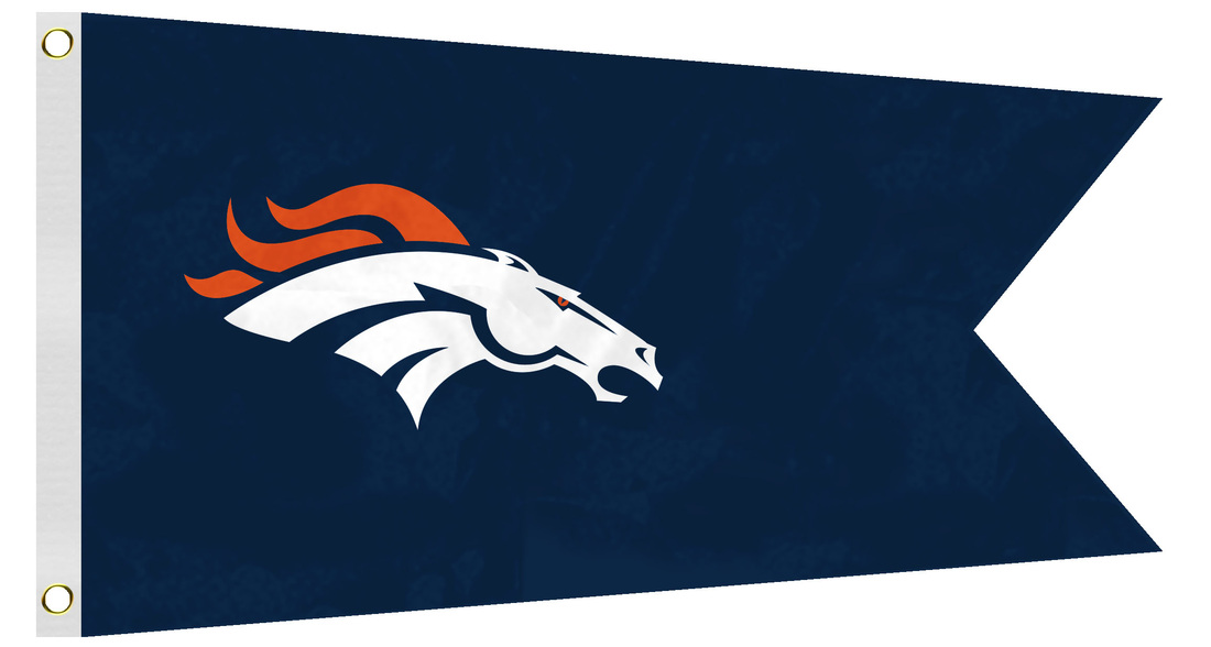 Broncos Boat Flag