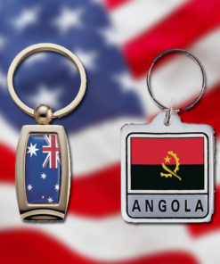 International Country Flags Key Chains