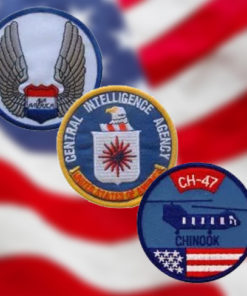 Various Embroidered Military Patches