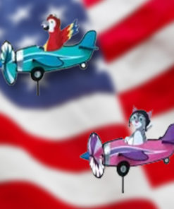 Airplane and Pilot Pal Spinners