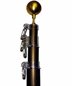 Flagpole Bronze Anodized Telescoping