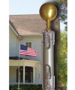 20' Aluminum Telescoping Flagpoles