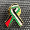 Palestine Ribbon Flag Pin