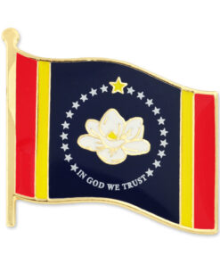 Mississippi State Lapel Pin, Mississippi Flag Lapel Pin, Mississippi Lapel Pin, Mississippi Flag Pin