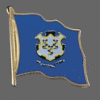 Connecticut State Lapel Pin, Connecticut Flag Lapel Pin, Connecticut Lapel Pin, Connecticut Flag Pin