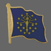 Indiana State Lapel Pin, Indiana Flag Lapel Pin, Indiana Lapel Pin, Indiana Flag Pin