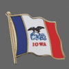 Iowa State Lapel Pin, Iowa Flag Lapel Pin, Iowa Lapel Pin, Iowa Flag Pin