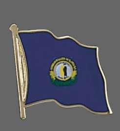 Kentucky State Lapel Pin, Kentucky Flag Lapel Pin, Kentucky Lapel Pin, Kentucky Flag Pin