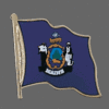 Maine State Lapel Pin, Maine Flag Lapel Pin, Maine Lapel Pin, Maine Flag Pin