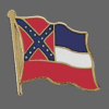 Historical Mississippi State Lapel Pin, Old Mississippi Flag Lapel Pin, Mississippi Lapel Pin, Mississippi Flag Pin
