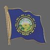 New Hampshire State Lapel Pin, New Hampshire Flag Lapel Pin, New Hampshire Lapel Pin, New Hampshire Flag Pin