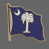 South Carolina State Lapel Pin, South Carolina Flag Lapel Pin, South Carolina Lapel Pin, South Carolina Flag Pin