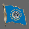 South Dakota State Lapel Pin, South Dakota Flag Lapel Pin, South Dakota Lapel Pin, South Dakota Flag Pin