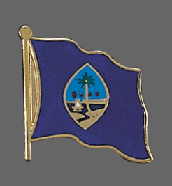 Guam State Lapel Pin, Guam Flag Lapel Pin, Guam Lapel Pin, Guam Flag Pin