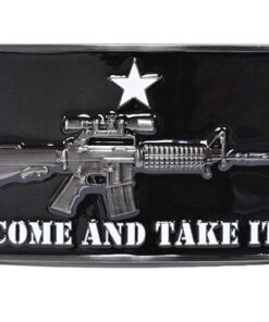 Black M16 Rifle Come And Take It