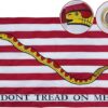 Dont Tread On Me 1st Navy Jack Flag Embroidered 3x5 Outdoor - 2Ply Heavy Duty