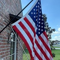 Non-Tangle Rod for Outrigger Flagpoles to Prevent Flag Wrapping Stainless Steel Rod Vinyl Clamp 2 1/2' Length
