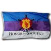 Honor and Scartifice Flag 3'x5', 3' x 5' Honor and Scartifice Flag Nylon, Honor & Scartifice 3'x5' Nylon