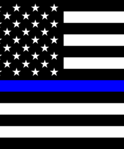 2x3' Thin Blue Line American Police Flag for Law Enforcement Officers Nylon Outdoors Flag