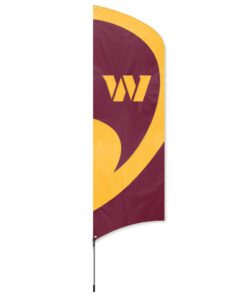 Officially licensed Washington Commanders Tall Team flag stands at 11.5 feet tall!