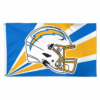 Los Angeles Chargers Helmet with logo Flag - Deluxe 3' X 5'